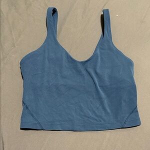 lululemon athletica Blue Crop Top
